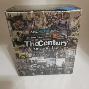 ABC News The Century America's Time w Peter Jennings 1920's-1990's 6 VHS Set NIB